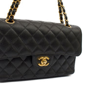 Picture of Chanel Shoulder Bag Classic Double Flap - Small in Black, Caviar Leather