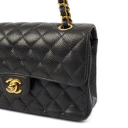 Picture of Chanel Shoulder Bag Classic Double Flap - Small in Black, Caviar Leather
