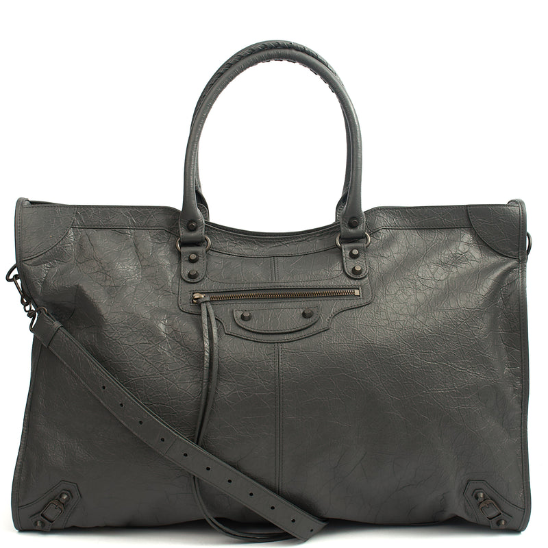 Picture of Balenciaga Tote Classic City - XL in Grey, Agneau (Lambskin)