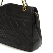 Picture of Chanel Tote Vintage Tote in Black, Leather