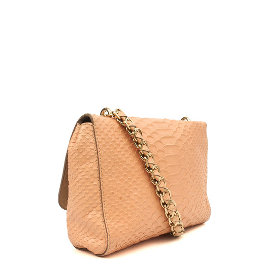 Picture of Mulberry Shoulder Bag Cecily  in Coral Orange, Exotic Effect Leather