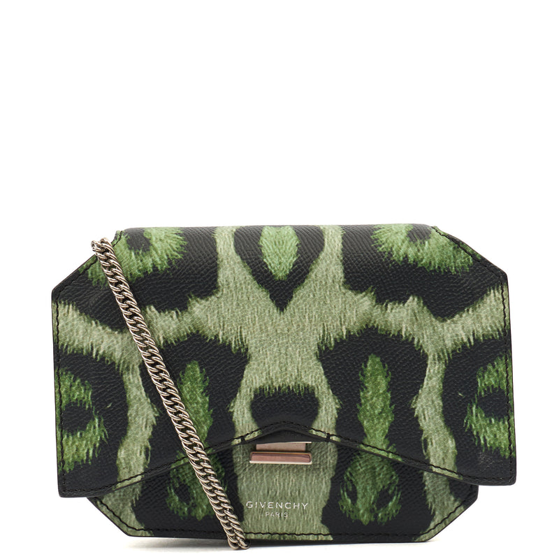 Picture of Givenchy Cross Body Pandora Box in Green, Box Calfskin