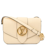 Picture of Louis Vuitton Cross Body LV Pont 9  in Neutral, Calfskin Leather