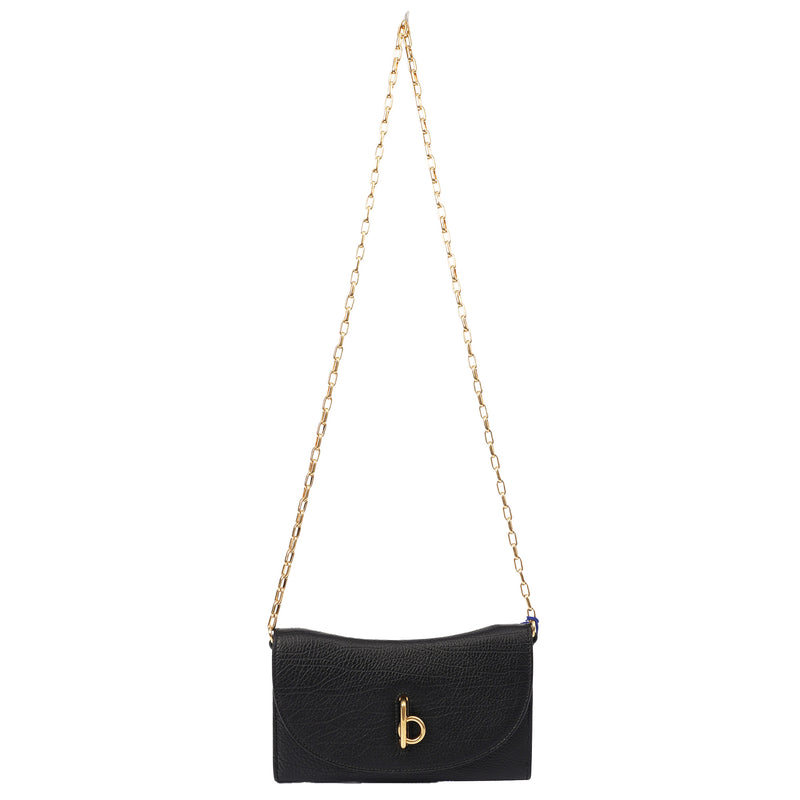 Picture of Burberry Cross Body Mini Rocking Horse Bag in Black, Leather