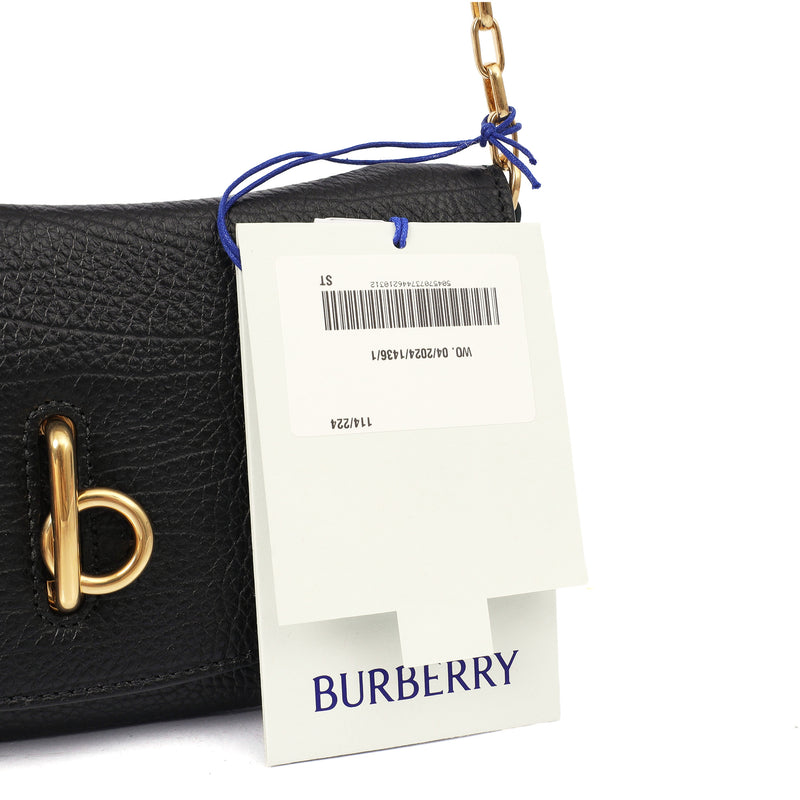 Picture of Burberry Cross Body Mini Rocking Horse Bag in Black, Leather