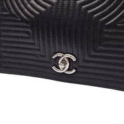 Picture of Chanel Shoulder Bag Flap Bag in Black, Calfskin Leather