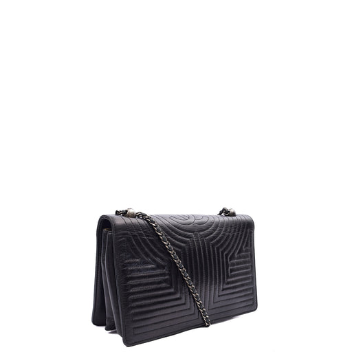 Picture of Chanel Shoulder Bag Flap Bag in Black, Calfskin Leather