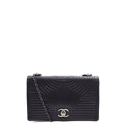 Picture of Chanel Shoulder Bag Flap Bag in Black, Calfskin Leather