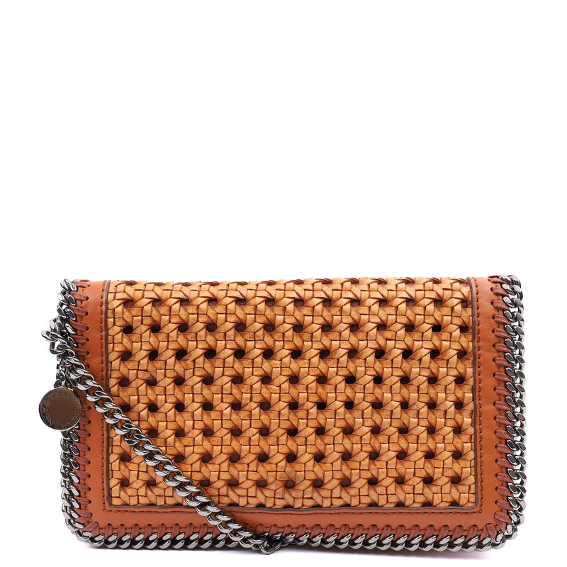 Picture of Stella McCartney Shoulder Bag Falabella Clutch in Orange, Leather