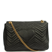 Picture of Gucci Shoulder Bag Marmont Shoulder Flap - Large in Black, Leather
