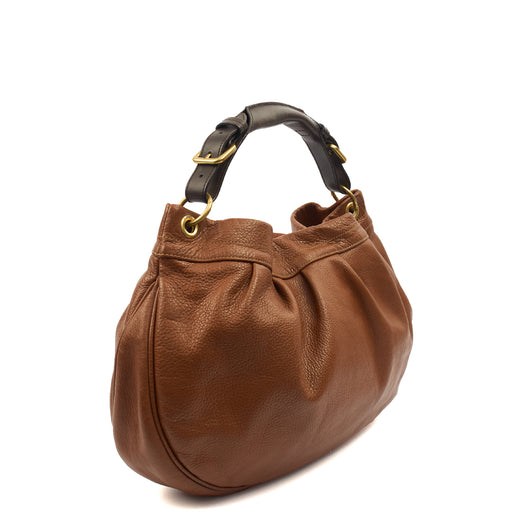 Picture of Mulberry Tote Mitzy Tote in Oak, Calfskin Leather