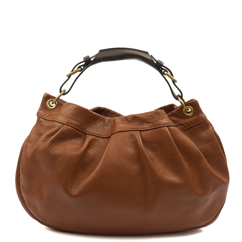 Picture of Mulberry Tote Mitzy Tote in Oak, Calfskin Leather