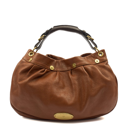 Picture of Mulberry Tote Mitzy Tote in Oak, Calfskin Leather