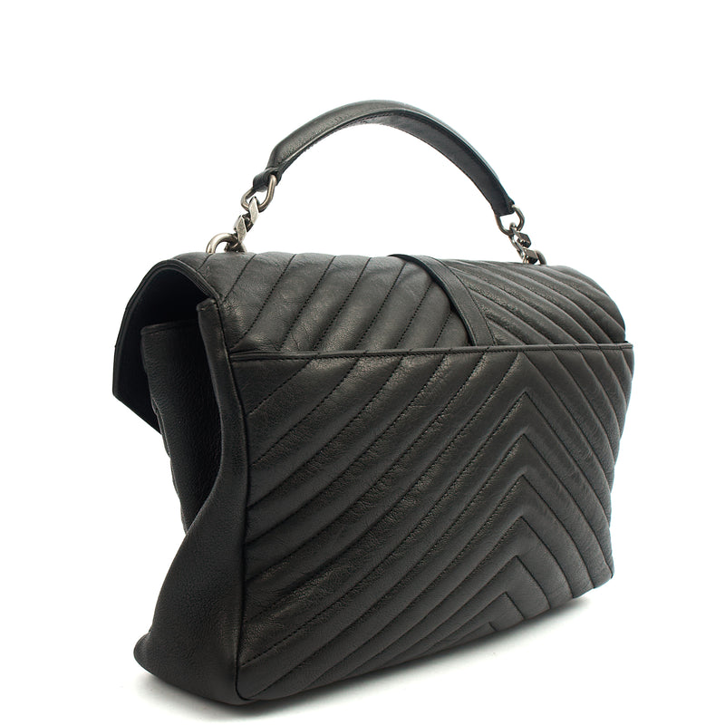 Picture of Saint Laurent Cross Body College - Large in Black, Leather