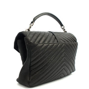 Picture of Saint Laurent Cross Body College - Large in Black, Leather