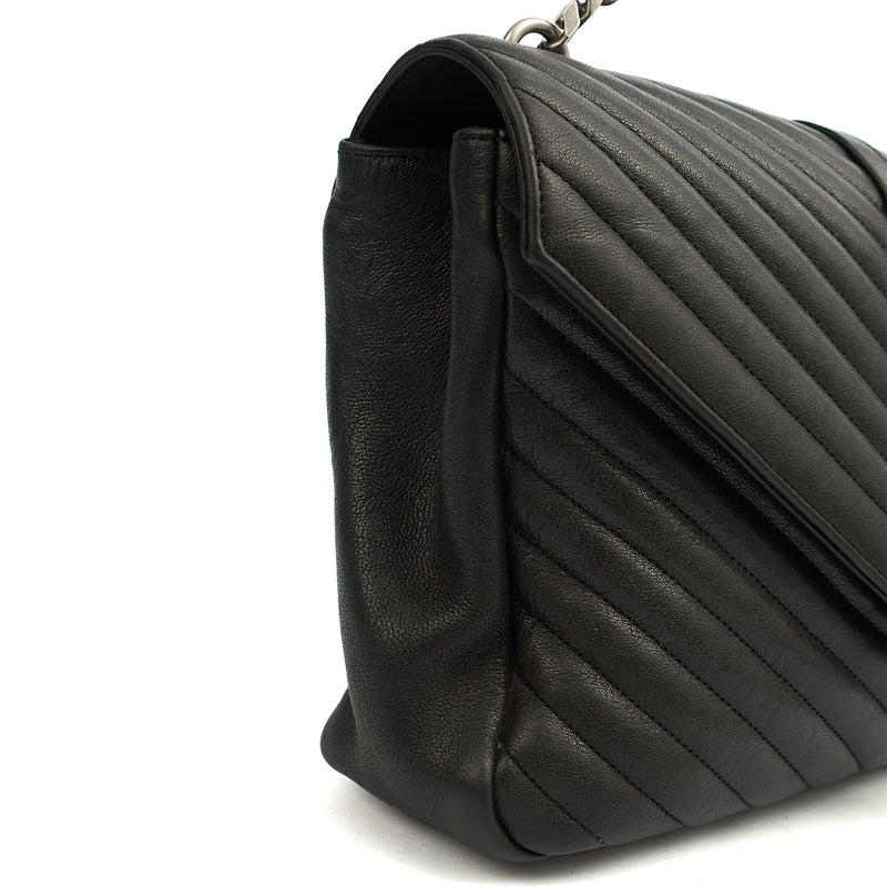 Picture of Saint Laurent Cross Body College - Large in Black, Leather