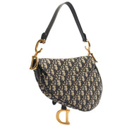 Picture of Christian Dior Shoulder Bag Saddle Bag in Blue, Dior Oblique Embroidery
