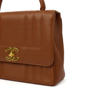 Picture of Chanel Top Handle Kelly Top Handle in Brown, Caviar Leather