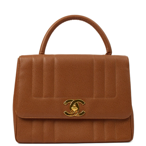 Picture of Chanel Top Handle Kelly Top Handle in Brown, Caviar Leather