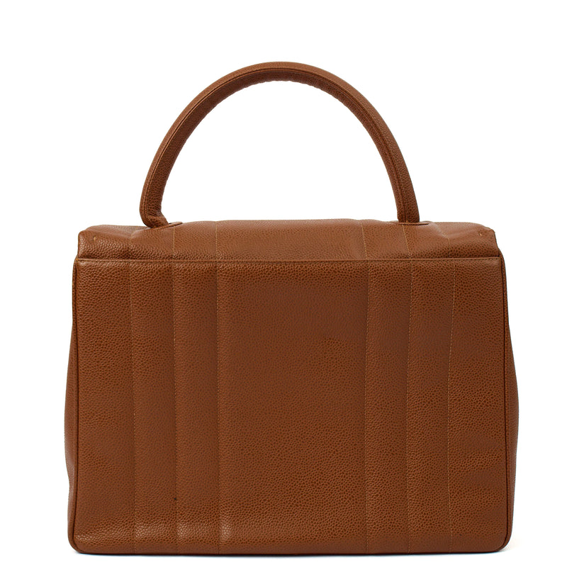 Picture of Chanel Top Handle Kelly Top Handle in Brown, Caviar Leather