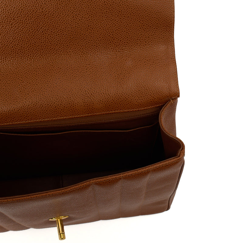 Picture of Chanel Top Handle Kelly Top Handle in Brown, Caviar Leather