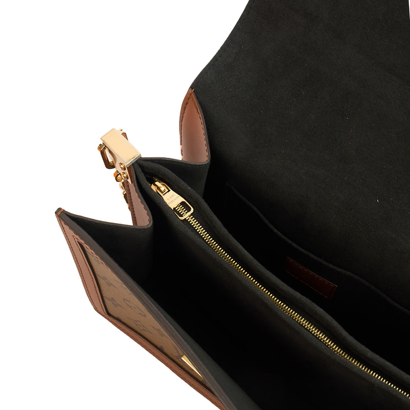 Picture of Louis Vuitton Cross Body Dauphine MM Bag in Reverse Monogram, Canvas