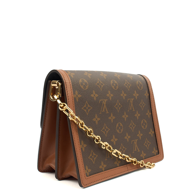 Picture of Louis Vuitton Cross Body Dauphine MM Bag in Reverse Monogram, Canvas