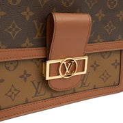 Picture of Louis Vuitton Cross Body Dauphine MM Bag in Reverse Monogram, Canvas