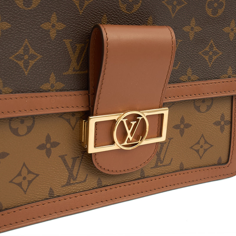 Picture of Louis Vuitton Cross Body Dauphine MM Bag in Reverse Monogram, Canvas
