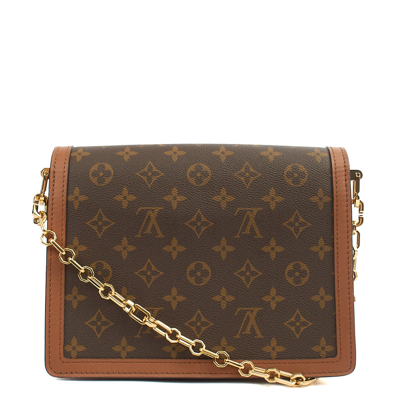 Picture of Louis Vuitton Cross Body Dauphine MM Bag in Reverse Monogram, Canvas