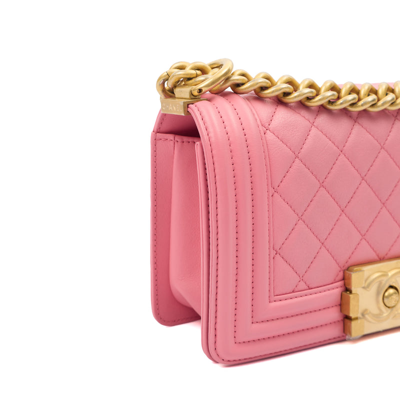 Picture of Chanel Mini Bag Boy - Small in Pink, Leather