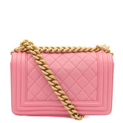 Picture of Chanel Mini Bag Boy - Small in Pink, Leather