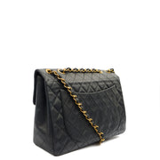 Picture of Chanel Shoulder Bag Maxi Jumbo XL in Black, Lambskin Leather