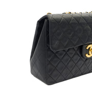 Picture of Chanel Shoulder Bag Maxi Jumbo XL in Black, Lambskin Leather