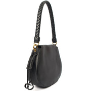 Picture of Mulberry Shoulder Bag Iris Hobo - Mini in Black, Calfskin Leather