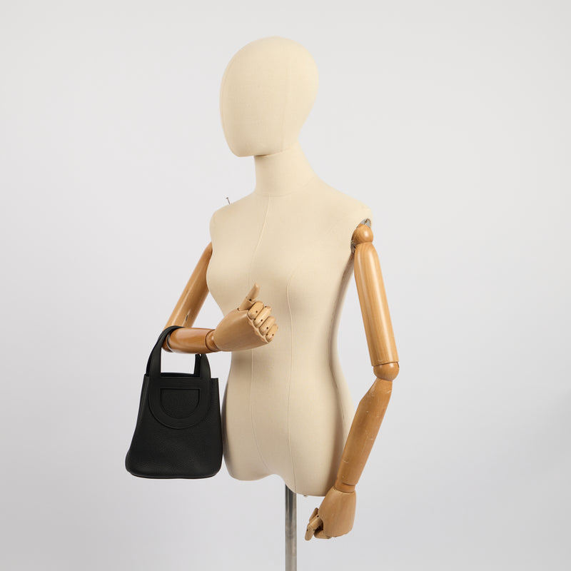 Hermes In The Loop - 18 in Black, Clemence Leather