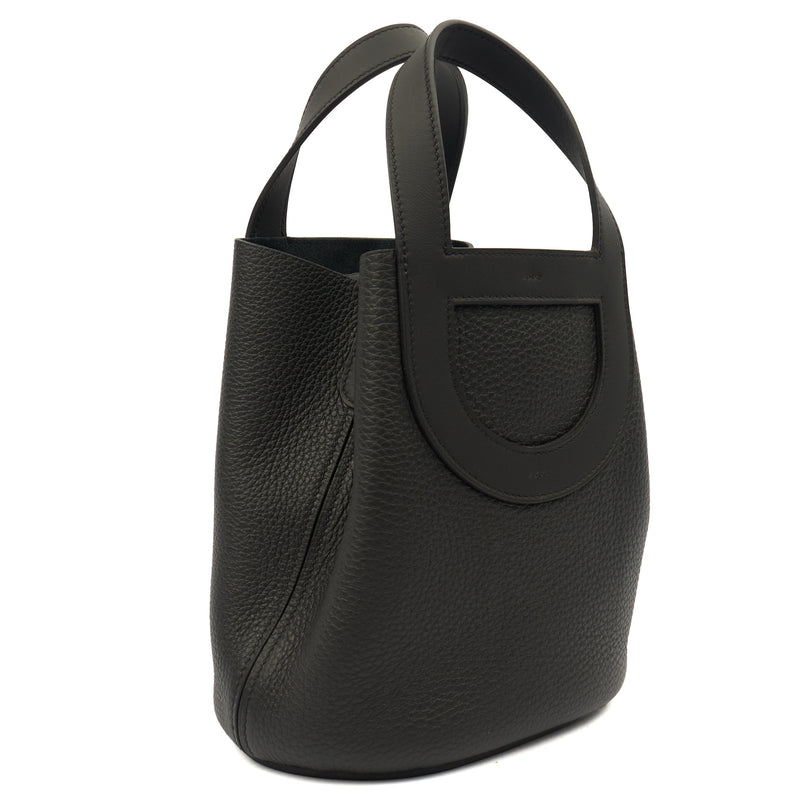 Picture of Hermes Tote In The Loop - 18 in Black, Clemence Leather