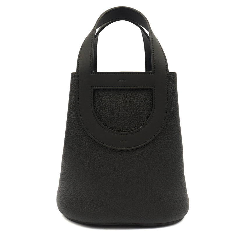 Picture of Hermes Tote In The Loop - 18 in Black, Clemence Leather