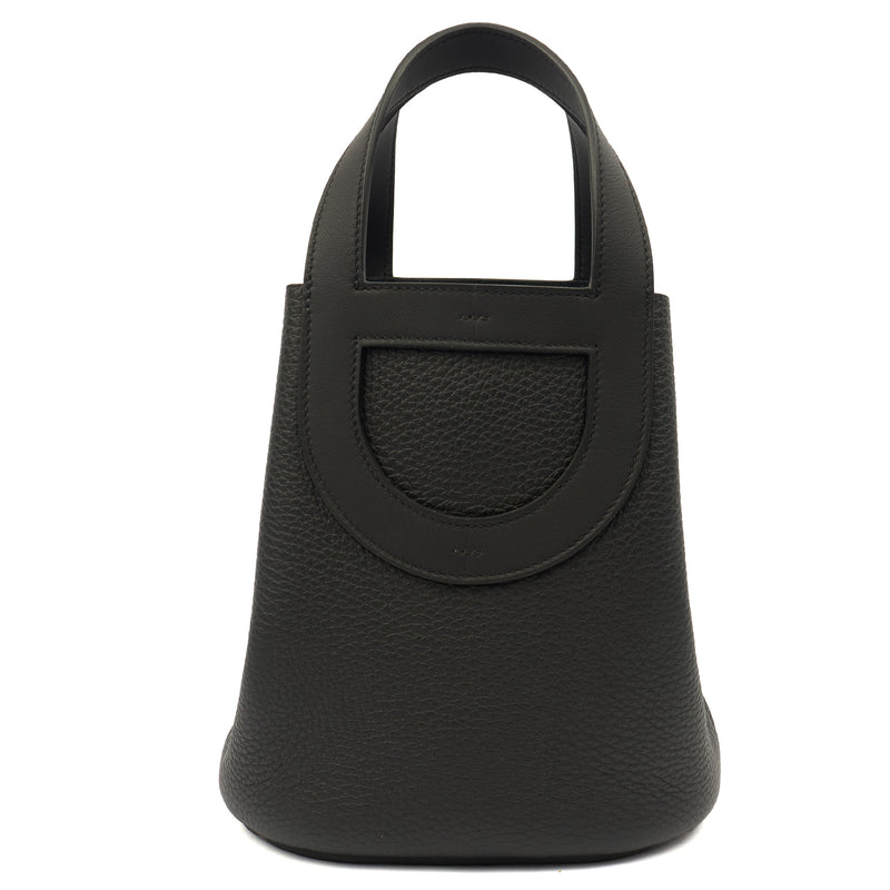 Picture of Hermes Tote In The Loop - 18 in Black, Clemence Leather