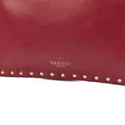 Picture of Valentino Clutch Rockstud Pouch in Red, Leather