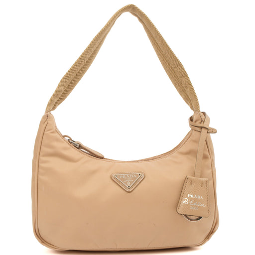Picture of Prada Mini Bag Re-edition 2000 Nylon Mini Bag in Neutral, Nylon