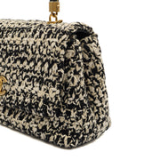 Picture of Chanel Top Handle Coco Top Handle in Black, Fabric