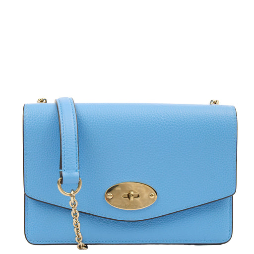 Picture of Mulberry Cross Body Darley Shoulder Bag  in Cornflour, Leather
