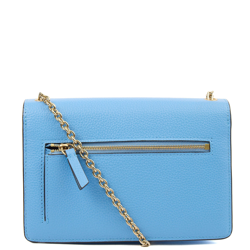 Picture of Mulberry Cross Body Darley Shoulder Bag  in Cornflour, Leather
