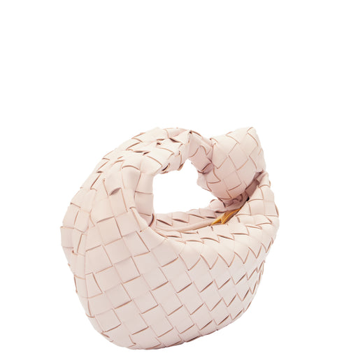 Picture of Bottega Veneta Top Handle Jodie - Mini in Pink, Intrecciato Nappa