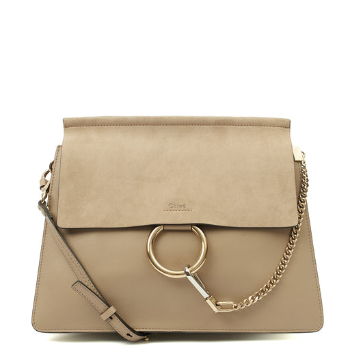 Picture of Chloe Cross Body Faye Day - Medium in Neutral, Leather