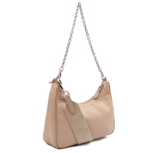 Picture of Prada Cross Body Re-Edition 2005 Re-Nylon Bag in Neutral, Nylon