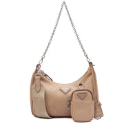 Picture of Prada Cross Body Re-Edition 2005 Re-Nylon Bag in Neutral, Nylon
