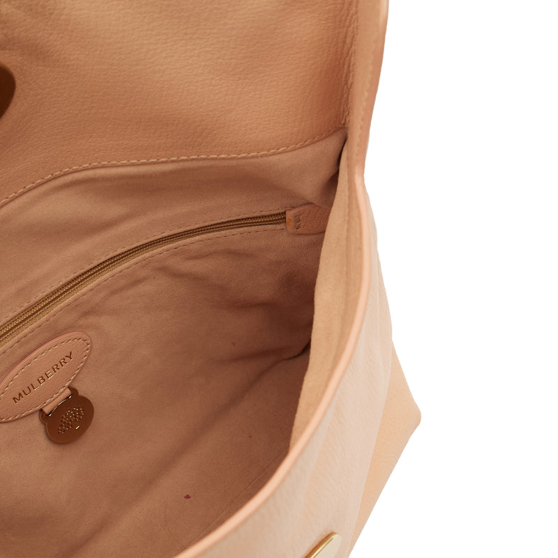 Picture of Mulberry Clutch Bayswater Clutch in Rose Water, Calfskin Leather