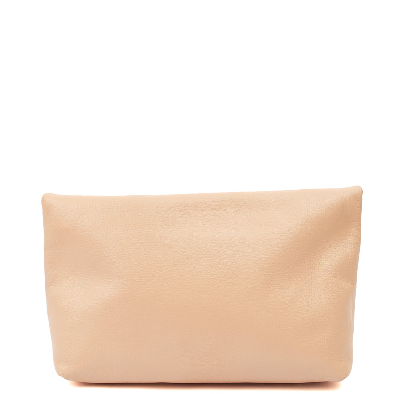 Picture of Mulberry Clutch Bayswater Clutch in Rose Water, Calfskin Leather